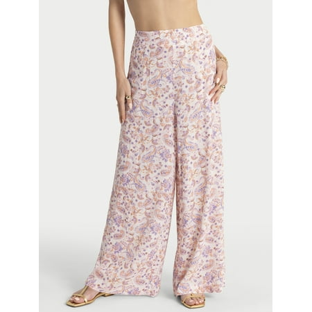 Jessica Simpson Women's Saydee Wide Pull On Pants, Sizes XS-XL