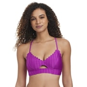Jessica Simpson Womens Scalloped Bikini Top, Sizes XS-2XL