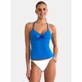 thumbnail image 1 of Jessica Simpson Women’s Tie Knot Tankini Top, Sizes XS-XXL, 1 of 5
