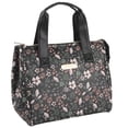 thumbnail image 1 of Jessica Simpson Women's Vegan Leather Insulated Reusable Cooler Lunch Bag Tote for Work, Travel, Commute, Recreation, Beach and Picnic in Floral Gardens, 1 of 8