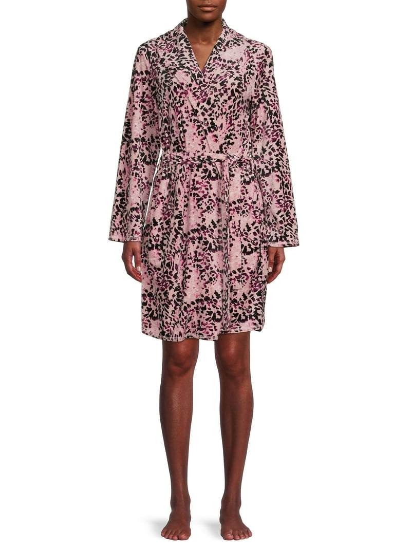 Jessica Simpson Women's Velour Robe, Self-Tie Belt, Sizes S-L