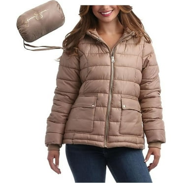 Jessica Simpson Women's Winter Jacket - Packable Quilted Puffer Jacket Heavyweight Parka Coat (S-XL)