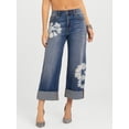 thumbnail image 1 of Jessica Simpson Women's and Women's Plus Zinnia Boyfriend Jeans, 25" Inseam, Sizes 2-24, 1 of 6