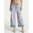 thumbnail image 1 of Jessica Simpson Women's and Women's Plus Zinnia Boyfriend Jeans, 25" Inseam, Sizes 2-24, 1 of 4