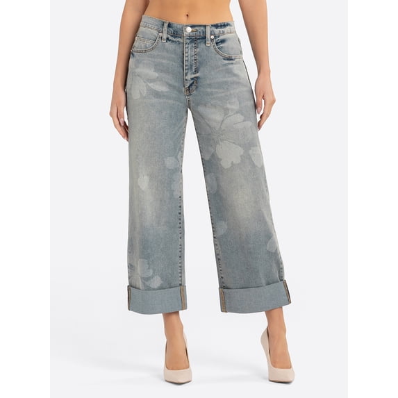 Jessica Simpson Women's Zinnia Wide Leg Jean, Sizes 2-16
