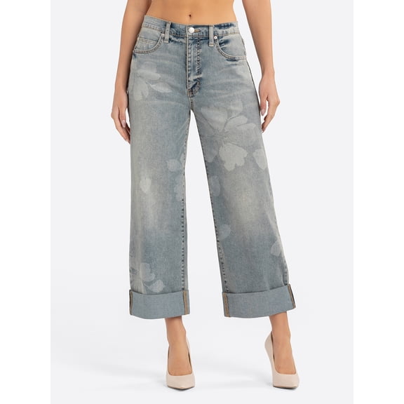 Jessica Simpson Women's Zinnia Wide Leg Jean, Sizes 2-16