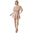 thumbnail image 1 of Jessica Simpson Women's and Women's Plus Amelia Ruffle Short Dress, 1 of 4