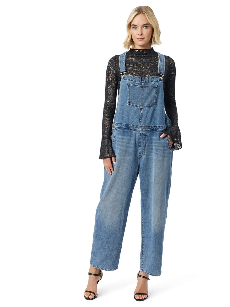 Jessica Simpson Women's and Women's Plus Baggy Overall, Sizes XS