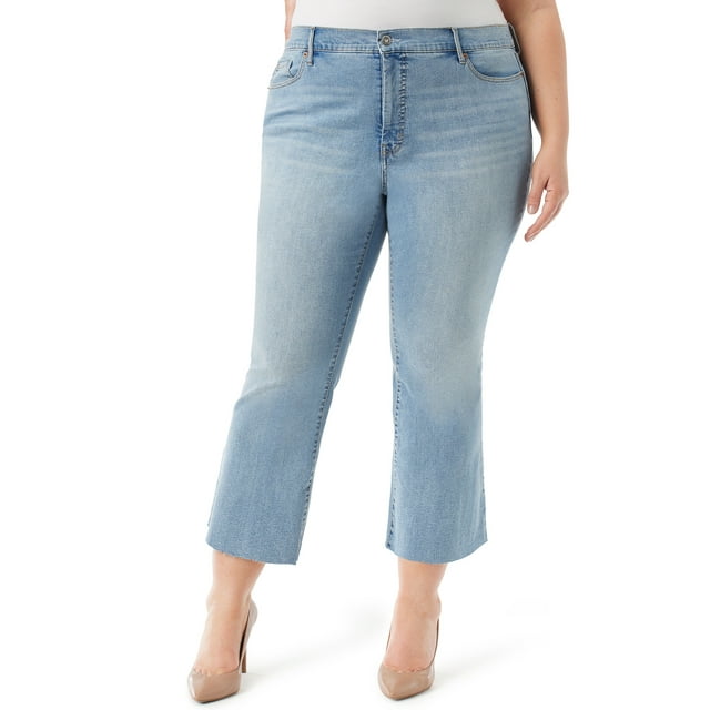 Jessica Simpson Women's and Women's Plus Charmed Fitted Flare Jeans