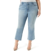 Jessica Simpson Women's and Women's Plus Daisy Ankle Flare Jeans, Sizes 2-26W