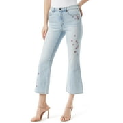 Jessica Simpson Women's and Women's Plus Daisy Ankle Flare Jeans, Sizes 2-26W