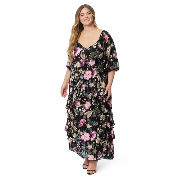 Jessica Simpson Women's and Women's Plus Damia Maxi Dress, Sizes XS-4X