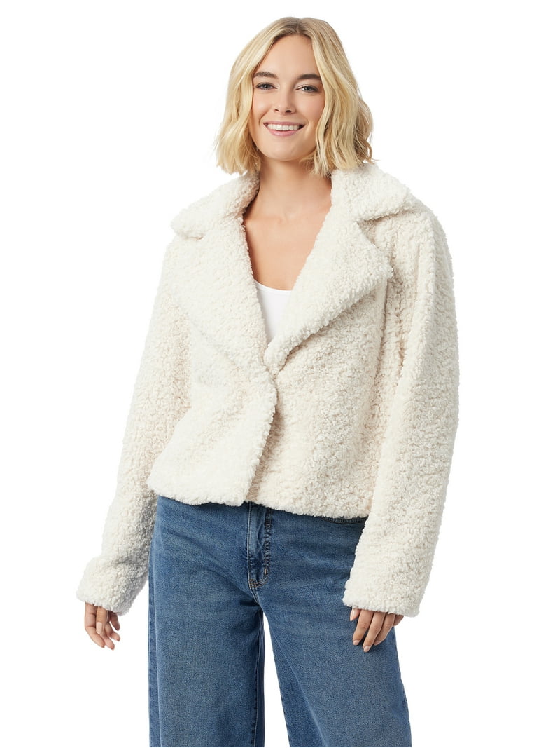 Jessica Simpson Women's and Women's Plus Size Faux Shearling