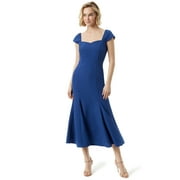 Jessica Simpson Women's and Women's Plus Flare Cap Sleeve Dress