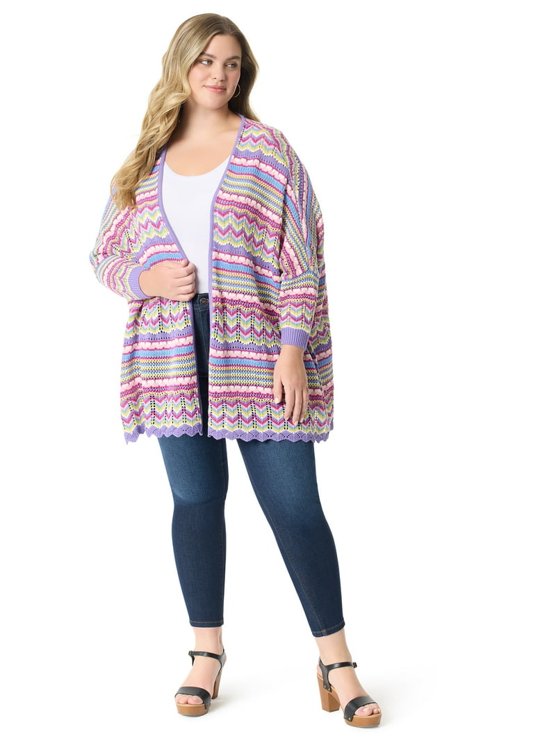 Jessica Simpson Women's and Women's Plus Kayla Long Cardigan