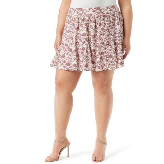 Jessica Simpson Women's and Women's Plus Pleated Skort
