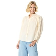 JESSICA SIMPSON Women's and Women's Plus Rowen Button Front Shirt, Sizes XS-5X