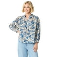 thumbnail image 1 of Jessica Simpson Women's and Women's Plus Rowen Button Front Shirt, Sizes XS-5X, 1 of 5