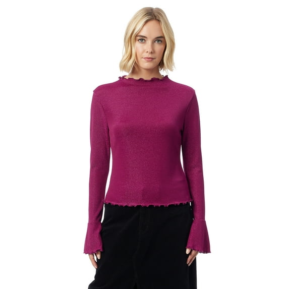 Jessica Simpson Women's and Women's Plus Savana Sparkle Knit Top, Sizes XS-4X