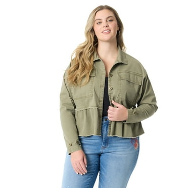 Jessica Simpson Women's and Women's Plus Swing Utility Jacket XS-4X