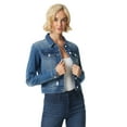 thumbnail image 1 of Jessica Simpson Women's and Women's Plus Uptown Denim Jacket, Sizes XS-4X, 1 of 5