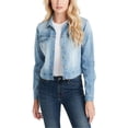 thumbnail image 1 of Jessica Simpson Women's and Women's Plus Uptown Jean Cropped Denim Jacket, 1 of 3