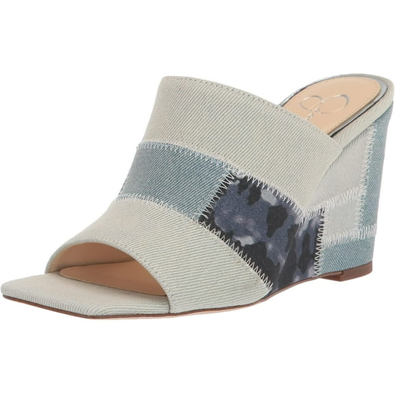 Jessica Simpson Womens Aishia Wedge Sandal 5.5 Light Vintage