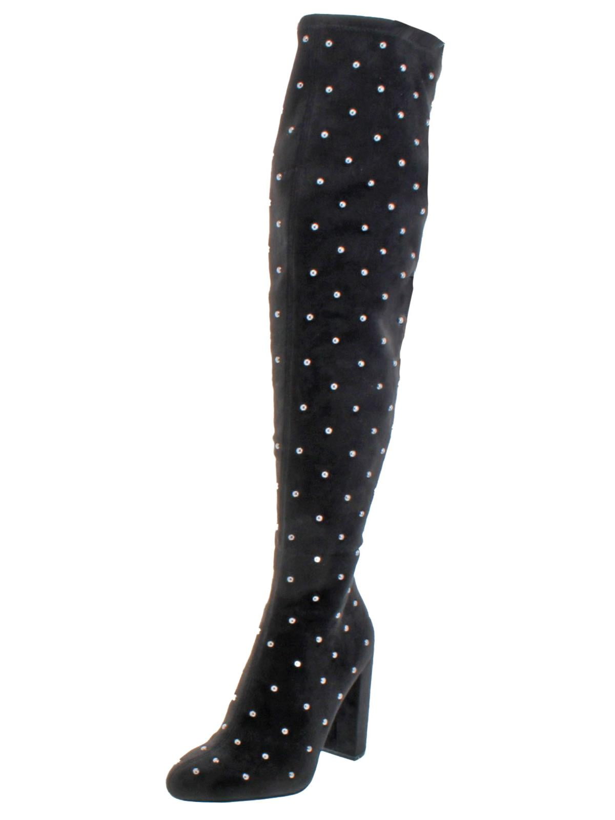 microsuede over the knee boots