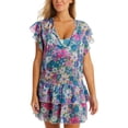 thumbnail image 1 of Jessica Simpson Womens Chiffon Tiered Cover-Up, 1 of 2