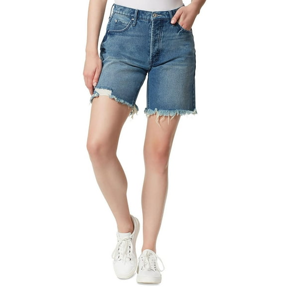 Jessica Simpson Womens Faded Low-Rise Denim Shorts