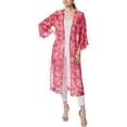 thumbnail image 1 of Jessica Simpson Womens Floral Print Long Kimono, 1 of 1