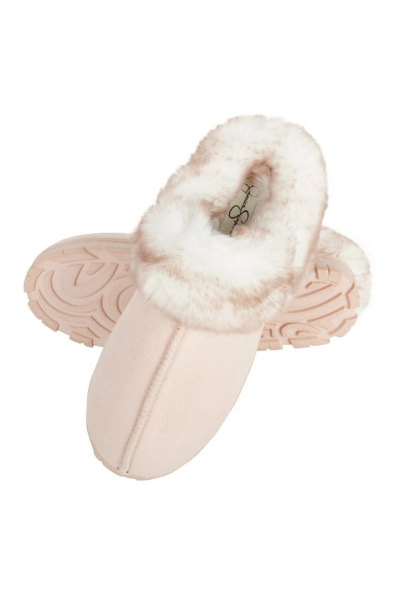Womens Fluffy Clog Slipper with Memory Foam