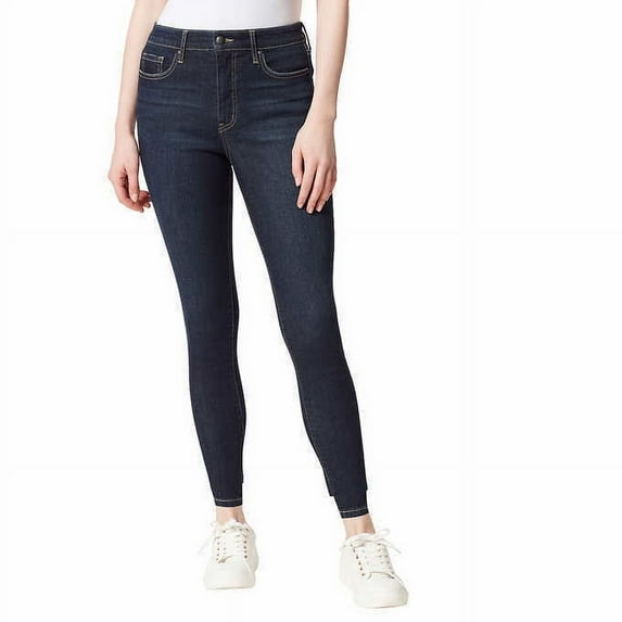 Jessica Simpson Womens Jeans Blue Rocky Skinny High-Rise Classic 5-Poc (Rocky, 10)