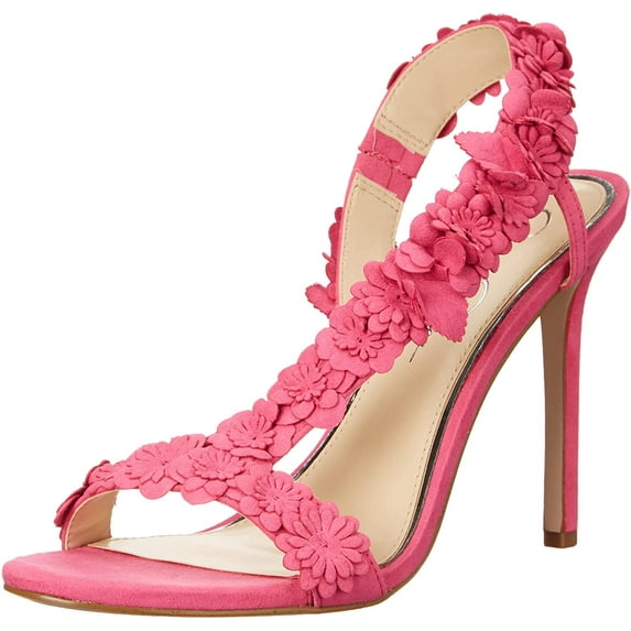 Jessica Simpson Womens Jessin High Heel Sandal Heeled 7.5 Pinkster