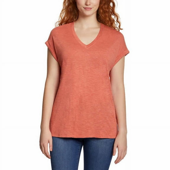 Jessica Simpson Womens Knit Top,Burnt Siena,Large