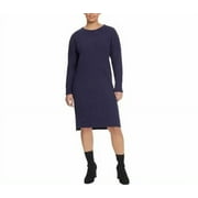 Robe Maxi Jessica Simpson En Jersey Bleu - Col Montant - Taille M - Neuf Avec étiquettes