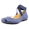 thumbnail image 1 of Jessica Simpson Womens Mandalaye Fabric Square Toe Ankle Wrap Ballet Flats, 1 of 5