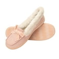 thumbnail image 1 of Jessica Simpson Womens Micro Suede Moccasin Indoor Outdoor Slipper Shoe, 1 of 9