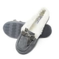 thumbnail image 1 of Jessica Simpson Womens Micro Suede Moccasin Indoor Outdoor Slipper Shoe, 1 of 9