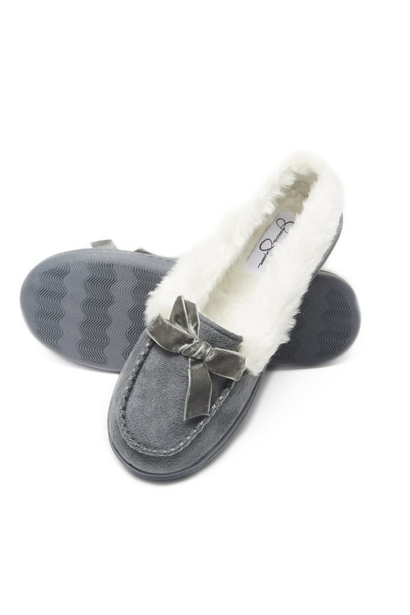 Womens Micro Suede Moccasin Indoor Outdoor Slipper Shoe