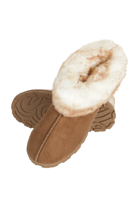 Girls Microsuede Super Soft Bootie Slippers with Indoor Outdoor Sole