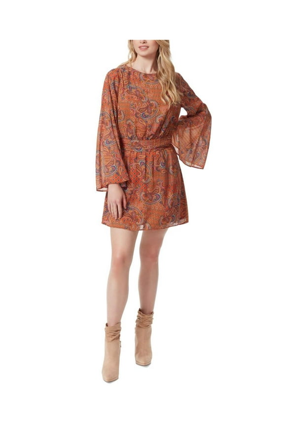 Womens Paisley Short Mini Dress