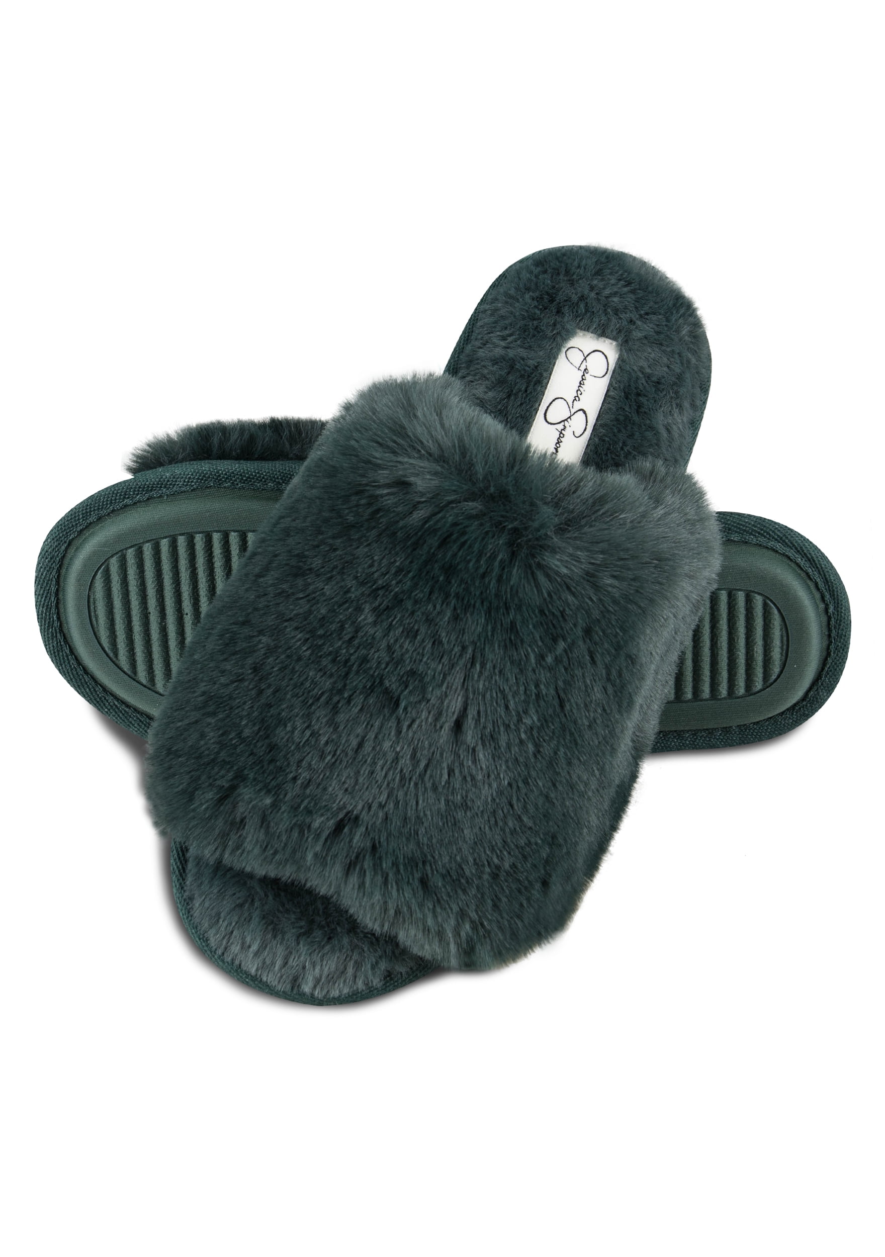 Fuzzy slide ons sale