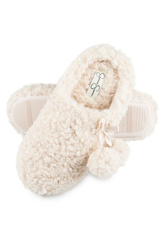 Womens Plush Marshmallow Memory Foam Clog Slipper