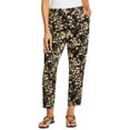 thumbnail image 1 of Jessica Simpson Womens Printed Pull-on Pant,Boquet Splash,XX-Large, 1 of 3