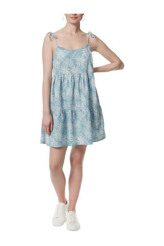 Womens Printed Short Mini Dress