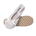 thumbnail image 1 of Jessica Simpson Womens Satin Ballerina Yoga Slipper with Bow, 1 of 6