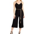 thumbnail image 1 of Jessica Simpson Womens Tassel Jumpsuit, Black, Juniors, X-Small, 1 of 1