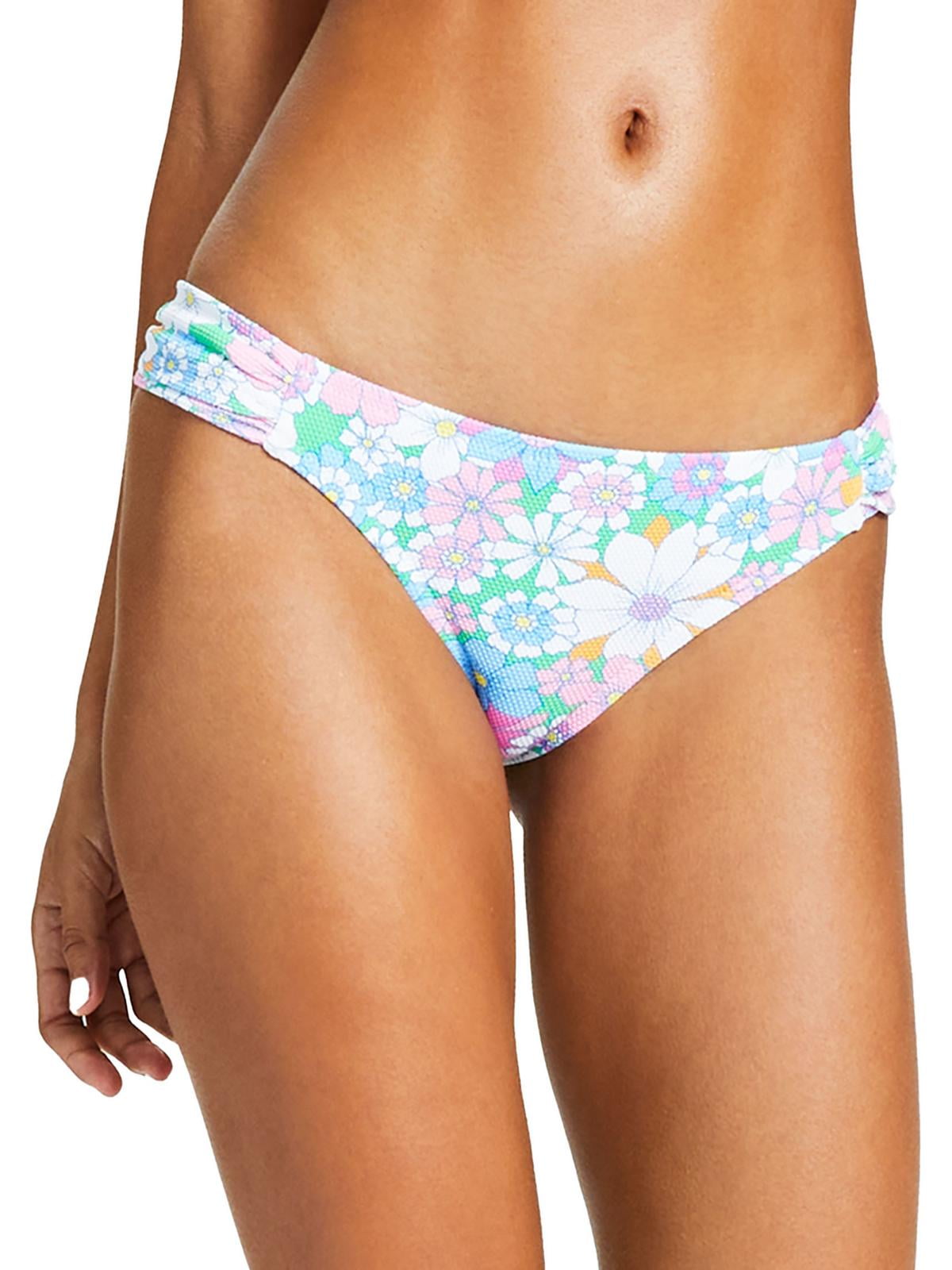 Jessica Simpson Womens Textured Hipster Swim Bottom Separates