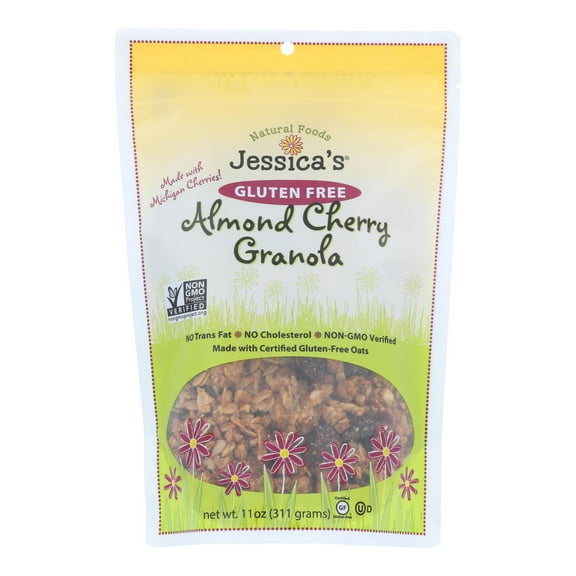 Jessica's Gluten-Free Almond Cherry Granola - (Case of 12) - 11 Oz